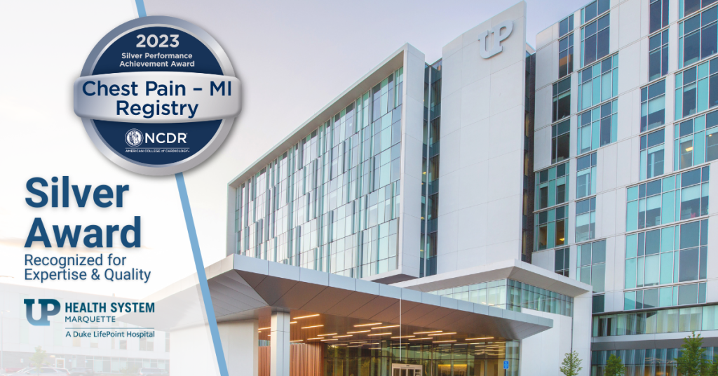 UP Health System – Marquette Among Nation’s Top Performing Hospitals for Treatment of Heart Attack Patients