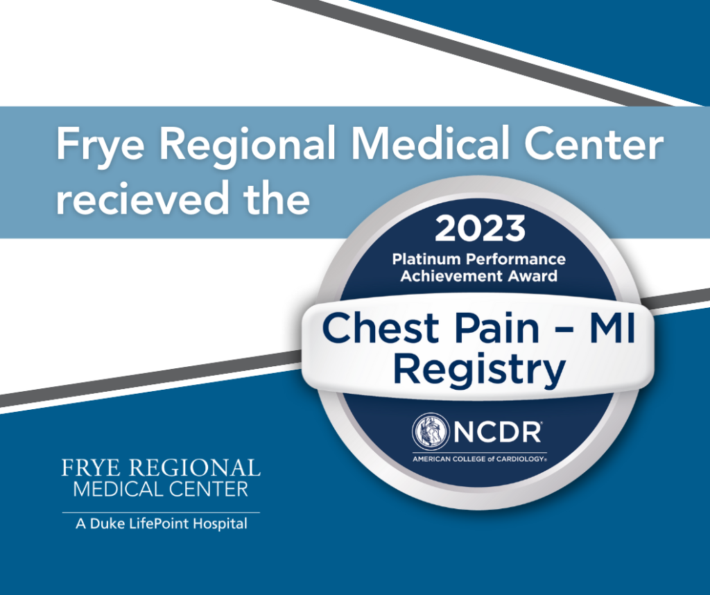 Frye Regional Medical Center Among Nation’s Top Performing Hospitals for Treatment of Heart Attack Patients