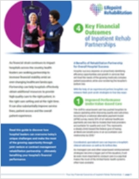 Four Key Financial Outcomes of Inpatient Rehab Partnerships